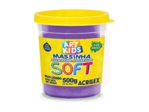 Massa de Modelar 500g Soft Violeta - Acrilex