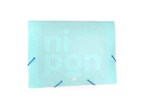 Pasta Aba Elástico Oficio Opaca Azul - Yes