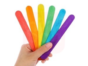 Palito de Sorvete C/100 - Cores