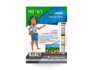 Bloco EcoCores Textura Visual 1 - 180g 36Fls