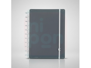 Caderno Inteligente – Cool Grey – Grande (80 folhas)